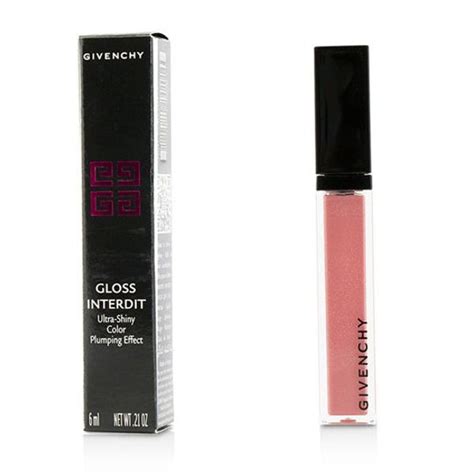 givenchy gloss interdit capricious pink|givenchy gloss interdit lip gloss.